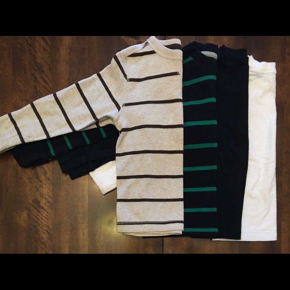 4, boys long sleeve shirts